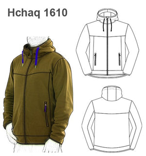 MOLDE CHAQUETA HOMBRE 1610