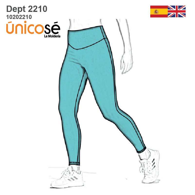 MOLDE DEPORTE CALZA MUJER 2210