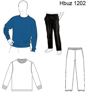 MOLDE SUDADERA / BUZO BASICO HOMBRE 1202