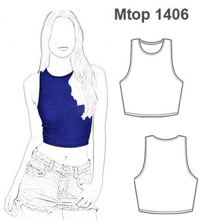 MOLDE TOP BASICO MUJER 1406