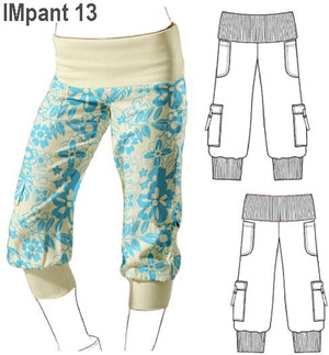 MOLDE PANTALON BABUCHA NIÑA 0913