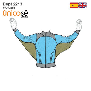 MOLDE DEPORTE CHAQUETA PARACAIDISTA 2213