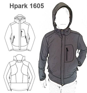 MOLDE PARKA CORTAVIENTO HOMBRE 1605