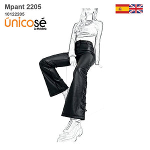 MOLDE PANTALON PIERNA ANCHA 2205