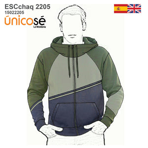 MOLDE CHAQUETA CORTES ESCOLAR 2205