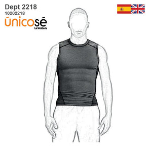 MOLDE DEPORTE CAMISETA ENTALLADA 2218