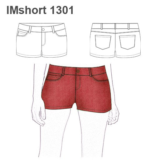 MOLDE SHORT JEANS NIÑA 1301