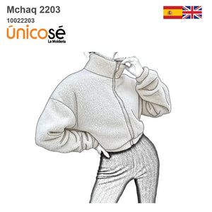 MOLDE CHAQUETA CORTA MUJER 2203