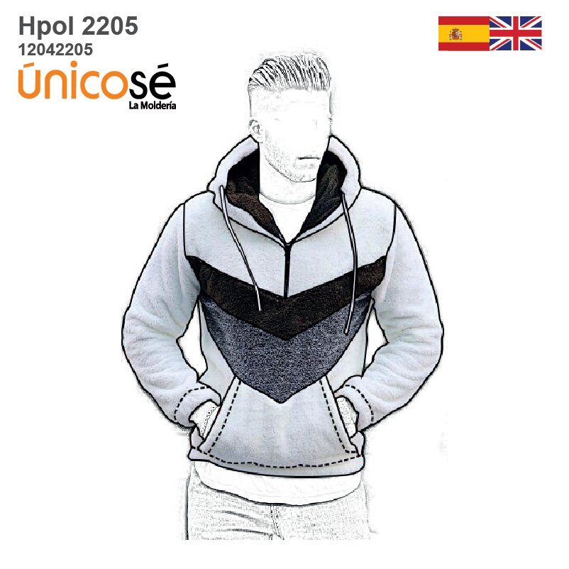 MOLDE POLERON CORTES HOMBRE 2205