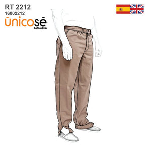 MOLDE PANTALON BOMBACHA DE CAMPO RT 2212