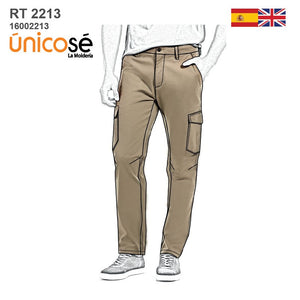 MOLDE PANTALON CARGO HOMBRE RT 2213