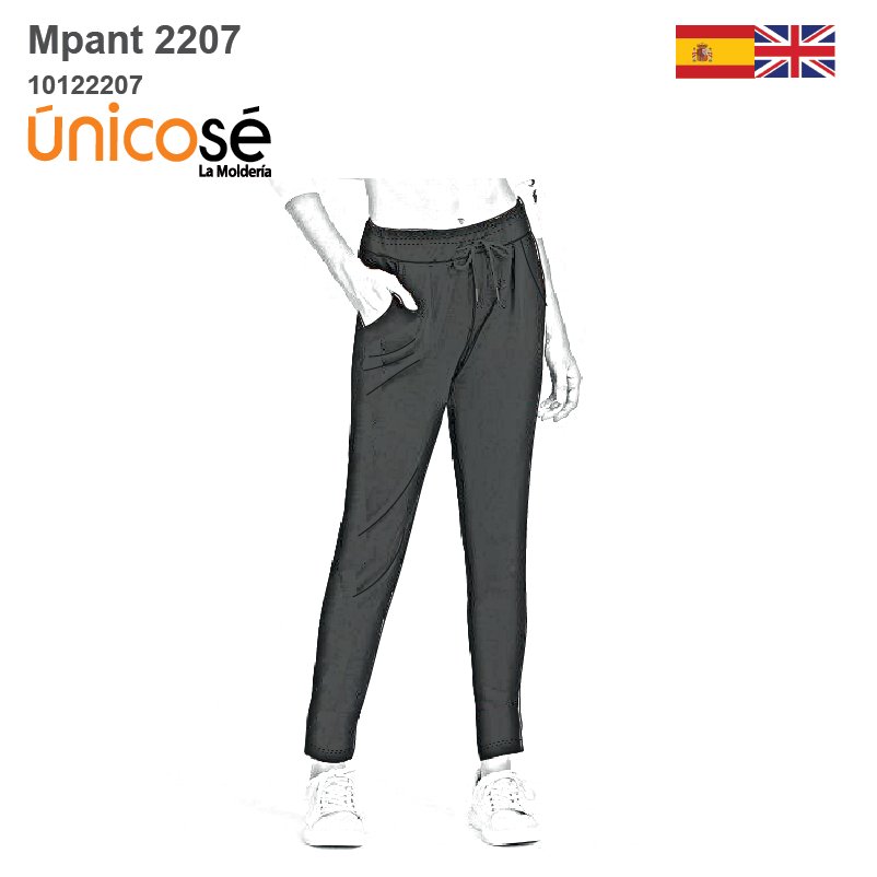 MOLDE PANTALON JOGGER MUJER 2207