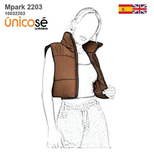 MOLDE PARKA CHALECO MUJER 2203