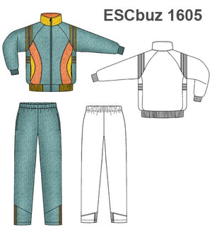 MOLDE SUDADERA / BUZO ESCOLAR 1605