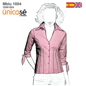 MOLDE BLUSA CAMISA MUJER 1004