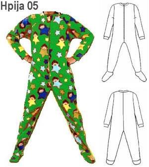 MOLDE PIJAMA ENTERITO HOMBRE 0905