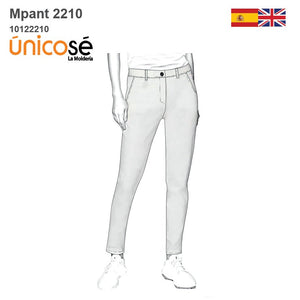 MOLDE PANTALON AJUSTADO MUJER 2210