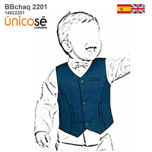 MOLDE CHAQUETA CHALECO BEBE 2201