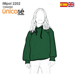 MOLDE POLERON BASICO NIÑA 2202