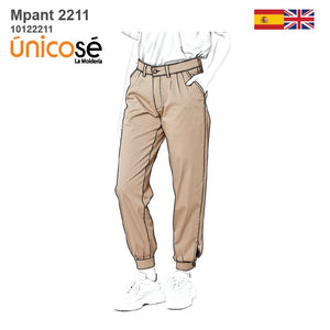 MOLDE PANTALON BOMBACHO MUJER 2211
