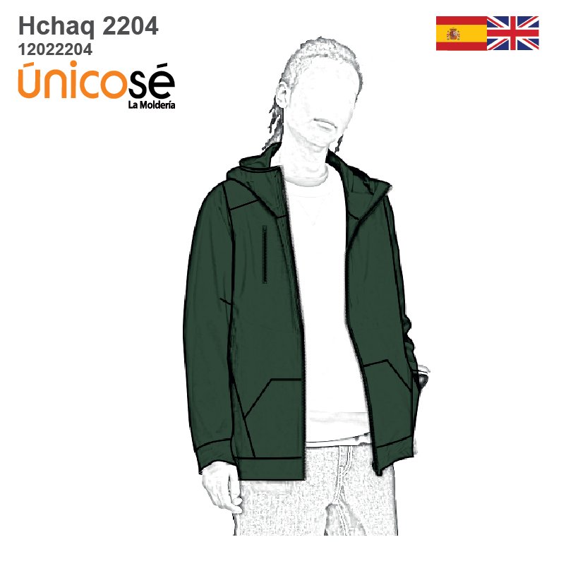 MOLDE CHAQUETA CORTES HOMBRE 2204