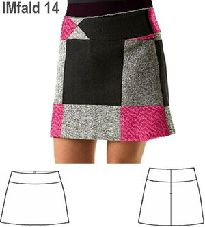 MOLDE FALDA MINI NIÑA 0914