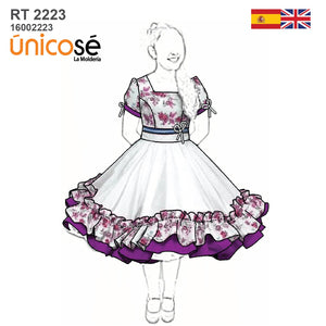 MOLDE VESTIDO HUASA RT 2223