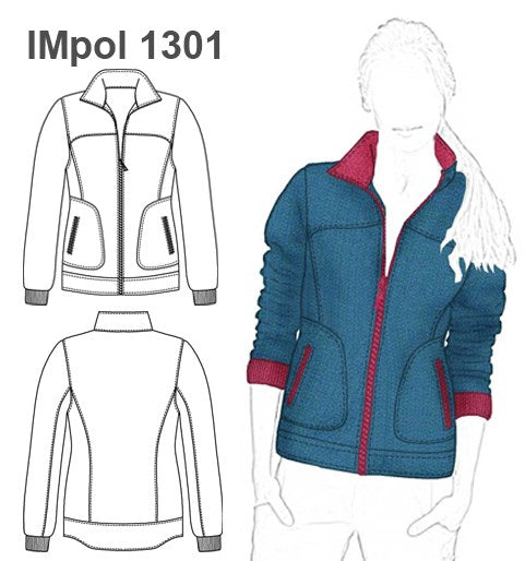 MOLDE POLERON BASICO NIÑA 1301