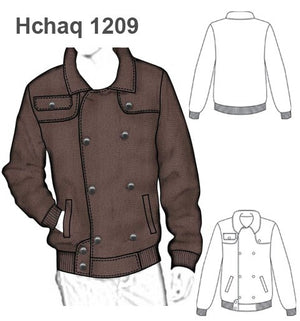 MOLDE CHAQUETA INFORMAL HOMBRE 1209