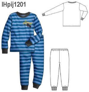 MOLDE PIJAMA 2 PIEZAS NIÑO 1201