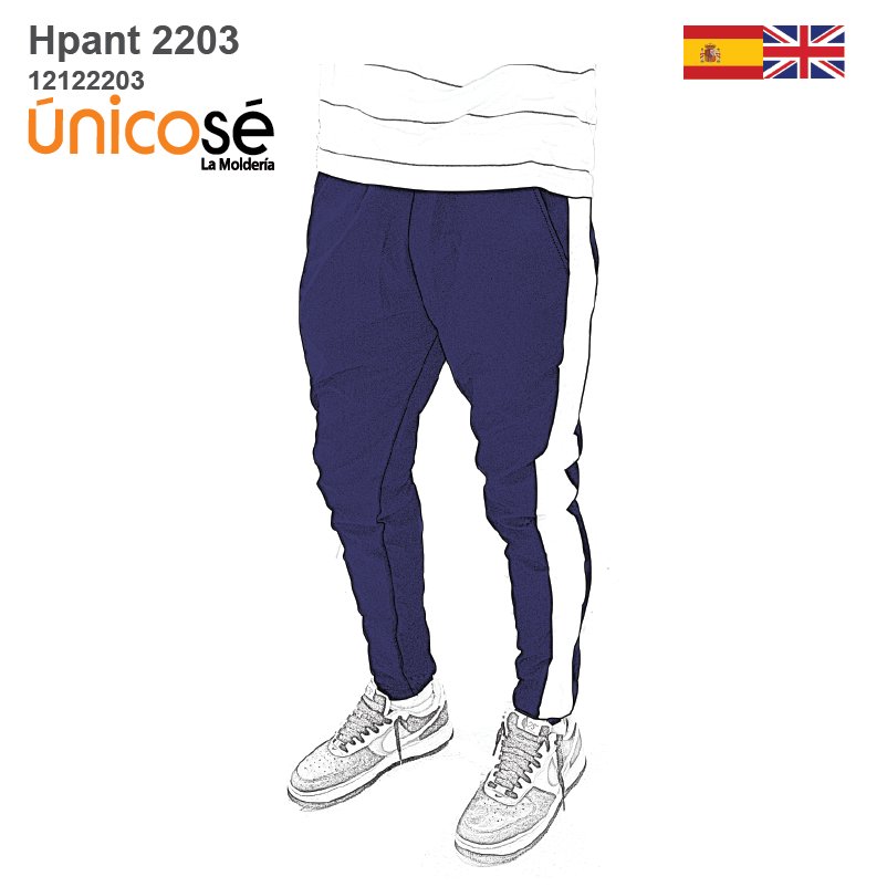 MOLDE PANTALON PITILLO HOMBRE 2203