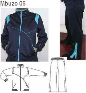 MOLDE SUDADERA / BUZO CORTES MUJER 0906
