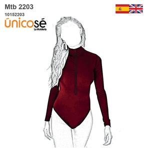 MOLDE TRAJE DE BAÑO 1 PIEZA MUJER 2203