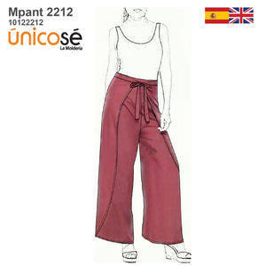 MOLDE PANTALON PAREO MUJER 2212