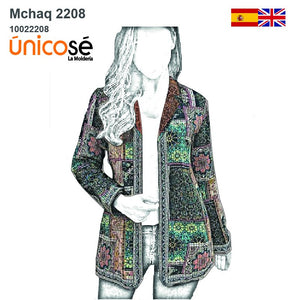 MOLDE CHAQUETA BLAZER MUJER 2208