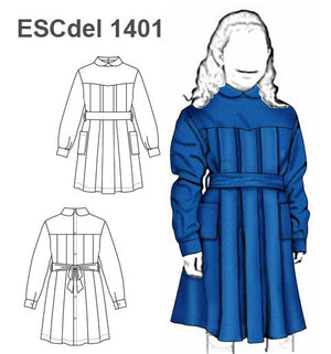 MOLDE DELANTAL TABLAS ESCOLAR 1401