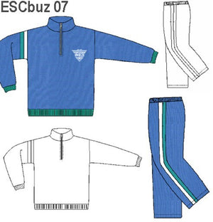 MOLDE SUDADERA / BUZO ESCOLAR 0907