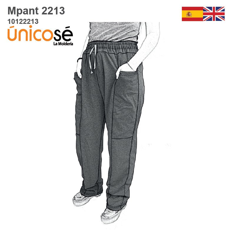 MOLDE PANTALON CARGO MUJER 2213