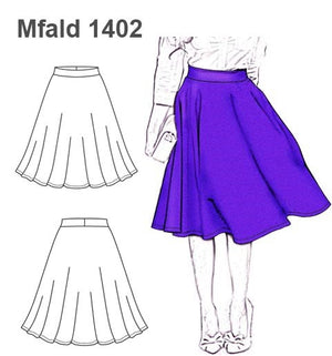 MOLDE FALDA PLATO MUJER 1402