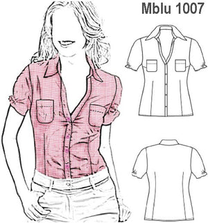 MOLDE BLUSA MUJER 1007