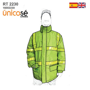 MOLDE CHAQUETA TRABAJO DOBLE RT 2230