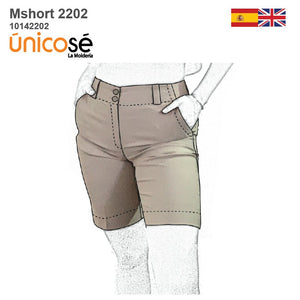 MOLDE SHORT BERMUDA MUJER 2202