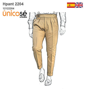 MOLDE PANTALON PINZADO HOMBRE 2204