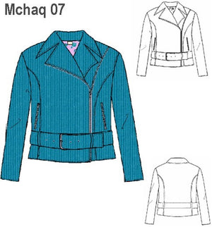 MOLDE CHAQUETA CRUZADA MUJER 0907