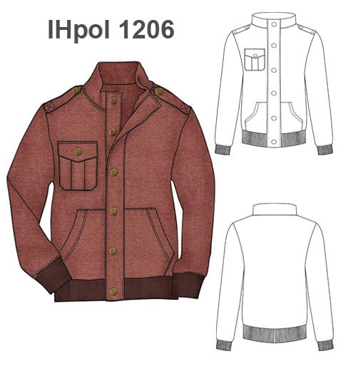 MOLDE POLERON CHAQUETA NIÑO 1206