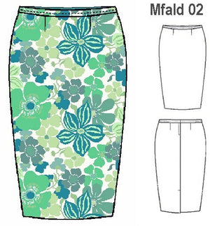 MOLDE FALDA CLASICA MUJER 0902