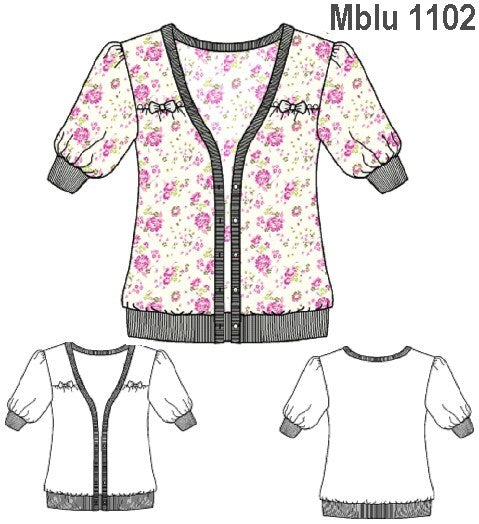 MOLDE BLUSA MUJER 1102