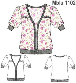 MOLDE BLUSA MUJER 1102