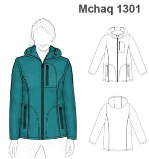 MOLDE CHAQUETA  SOFT SHELL MUJER 1301