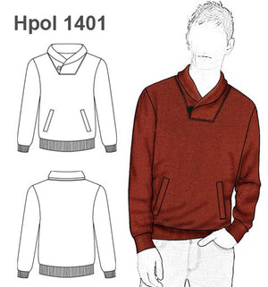 MOLDE POLERON BASICO HOMBRE 1401